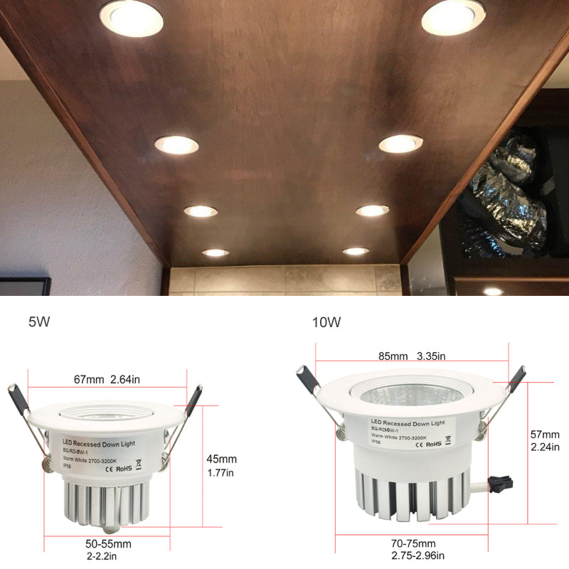 5W 7W 10W Anti-glare Downlights LED Spot Light Ceiling Dimmable