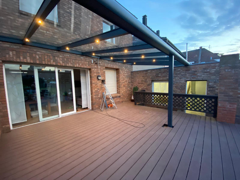 Group of White 18W(6x3W) Mini LED Spot Downlights for veranda carport sunroom IP44