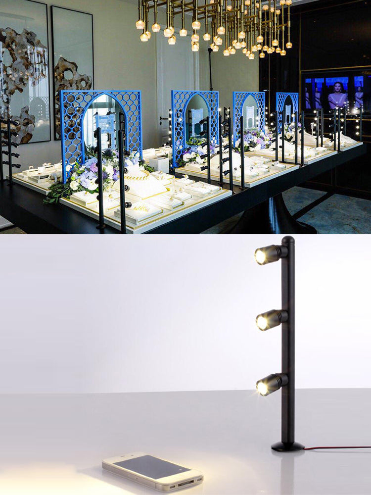 Jewelry counter spot Led Showcase Lighting exhibition diamond display
