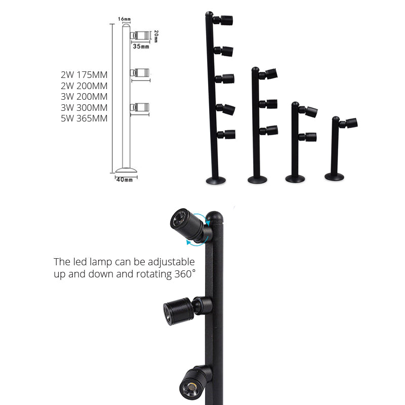 Jewelry counter spot Led Showcase Lighting exhibition diamond display