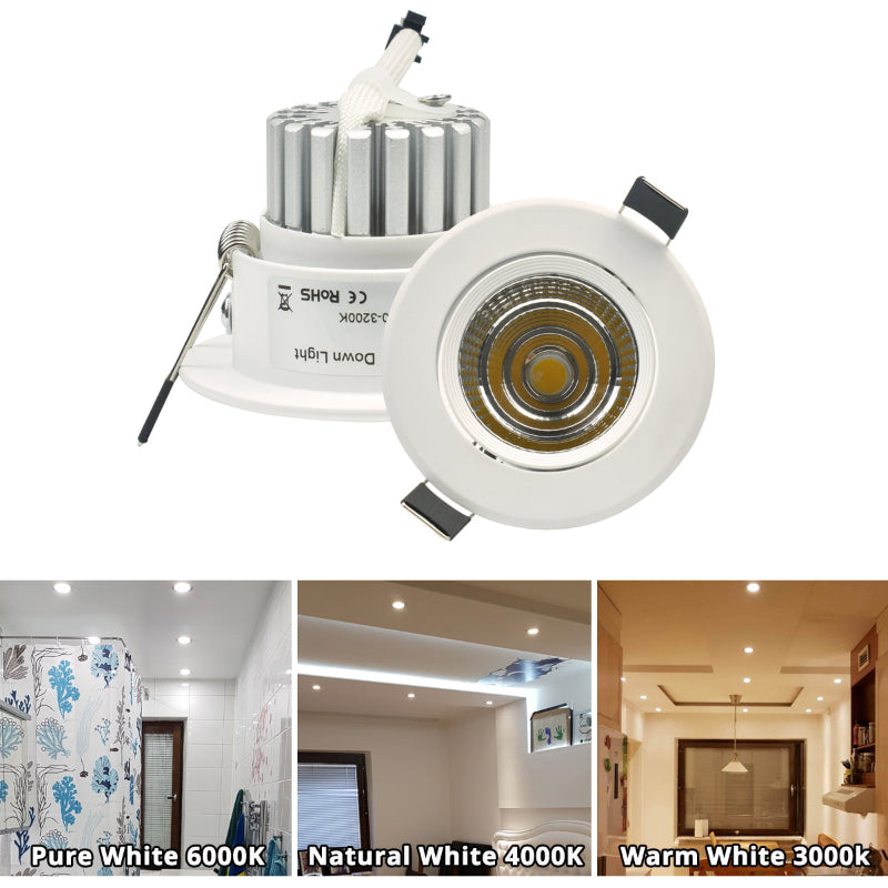 5W 7W 10W Anti-glare Downlights LED Spot Light Ceiling Dimmable
