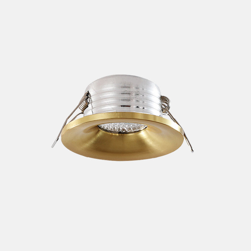 Gold Mini COB LED Spotlights 3W Cutout 35-40mm