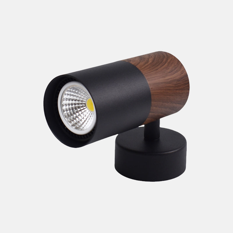 Woodgrain Effect Surface Mounted Spot Light fixture  Ceiling Wall Sconce GU10 LED Lamp Replaceable