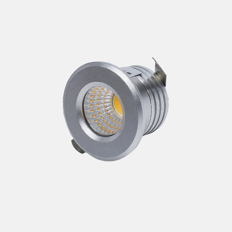 Small Silver Spot it Downlights COB 3W led spots dimmable Cutout 30