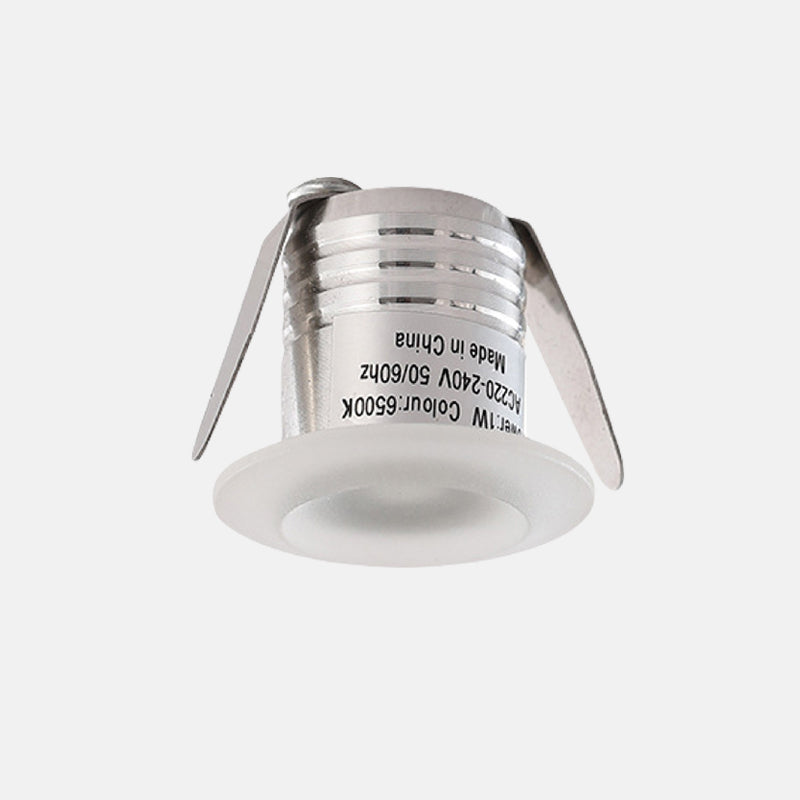 Acrylic Embedded 1W Small Spotlight Round Square Cut 25mm