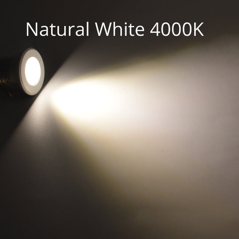 Small Silver Spot it Downlights COB 3W led spots dimmable Cutout 30