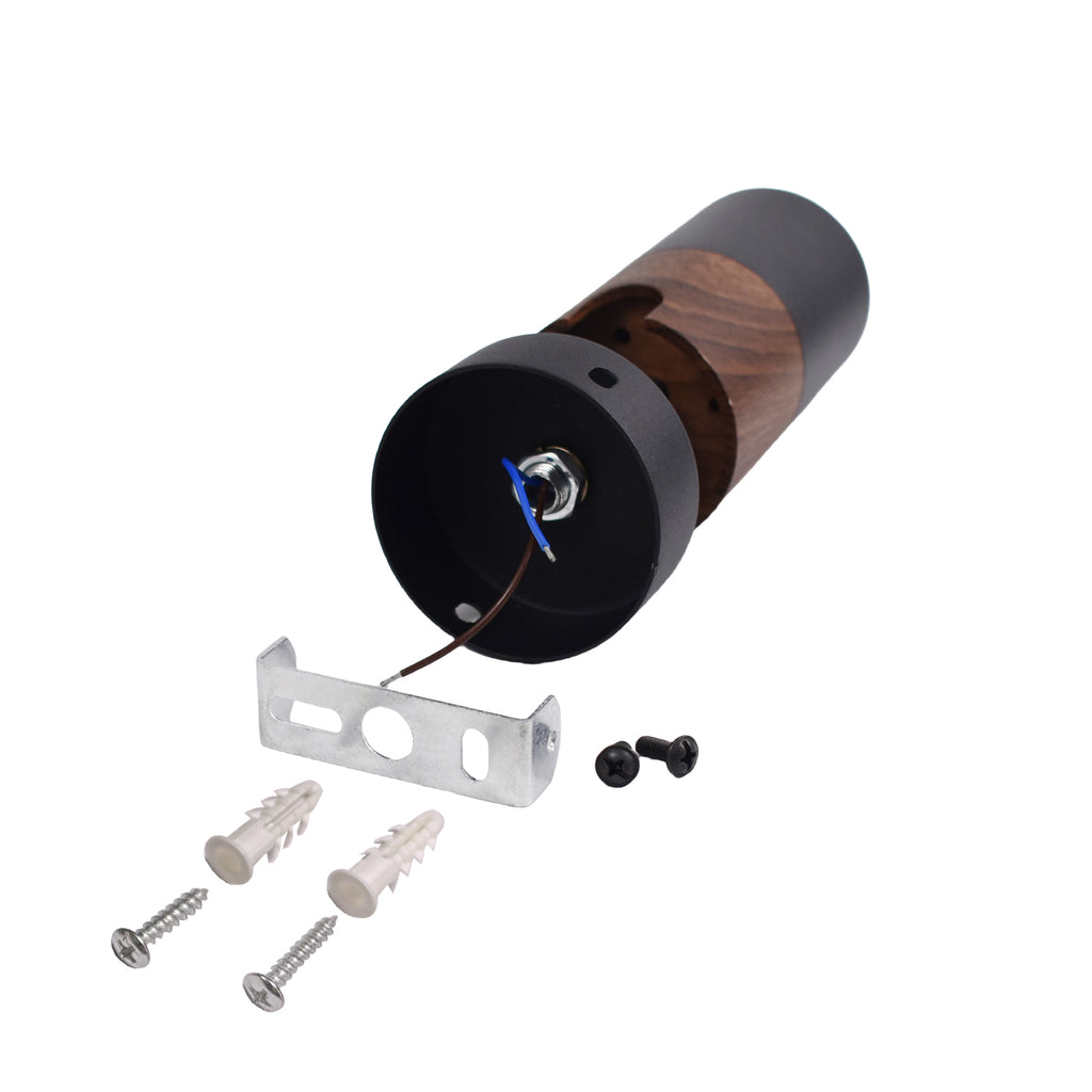 Woodgrain Effect Surface Mounted Spot Light fixture  Ceiling Wall Sconce GU10 LED Lamp Replaceable