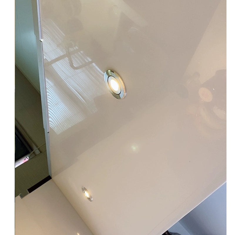 Mini 1W Silver Finish LED Downlight Recessed Cutout40-45mm