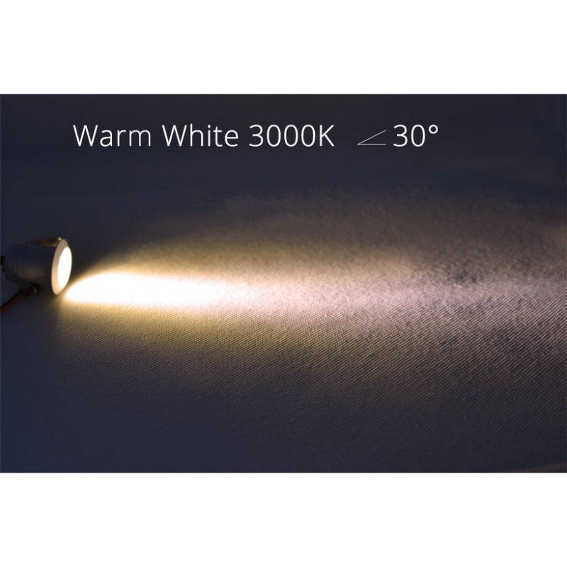 Black 1W Spot LED Mini Interior Recessed Spotlights Downlight Cut 20mm